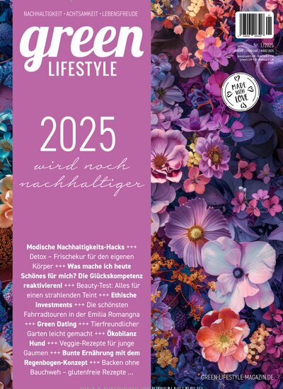 Titelbild der Ausgabe 1/2025 von green Lifestyle. Diese Zeitschrift und viele weitere Frauenzeitschriften als Abo oder epaper bei United Kiosk online kaufen.