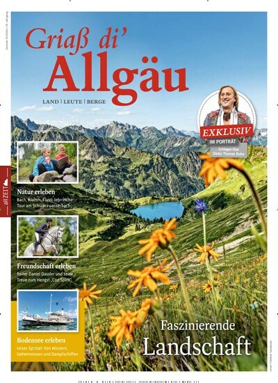 Titelbild der Ausgabe 1/2024 von Griaß di Allgäu. Diese Zeitschrift und viele weitere Gartenzeitschriften und Wohnzeitschriften als Abo oder epaper bei United Kiosk online kaufen.