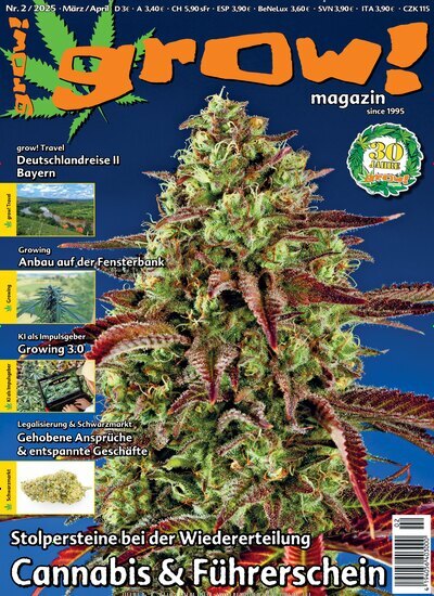 Titelbild der Ausgabe 2/2025 von grow! Magazin. Diese Zeitschrift und viele weitere Lifestylemagazine und Peoplemagazine als Abo oder epaper bei United Kiosk online kaufen.