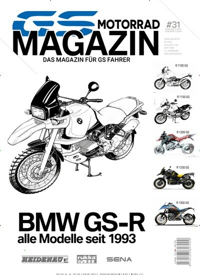 Titelbild der Ausgabe 31/2024 von GS Motorrad Magazin. Diese Zeitschrift und viele weitere Automagazine und Motorradzeitschriften als Abo oder epaper bei United Kiosk online kaufen.