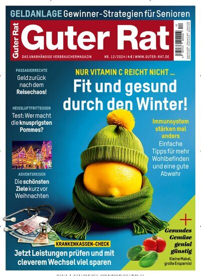 Titelbild der Ausgabe 12/2024 von Guter Rat. Diese Zeitschrift und viele weitere Wirtschaftsmagazine und Politikmagazine als Abo oder epaper bei United Kiosk online kaufen.