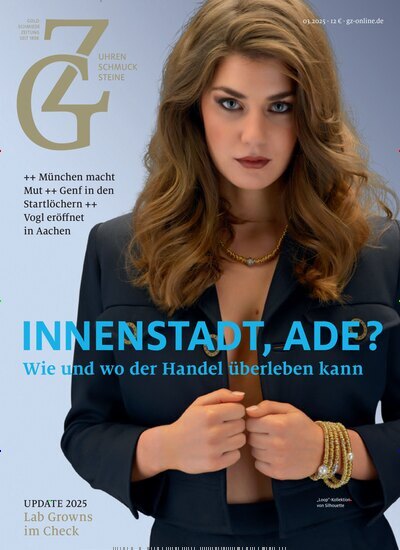 Titelbild der Ausgabe 3/2025 von GZ Goldschmiede Zeitung. Diese Zeitschrift und viele weitere Gastronomiezeitschriften, Fashionmagazine, Beautymagazine als Abo oder epaper bei United Kiosk online kaufen.