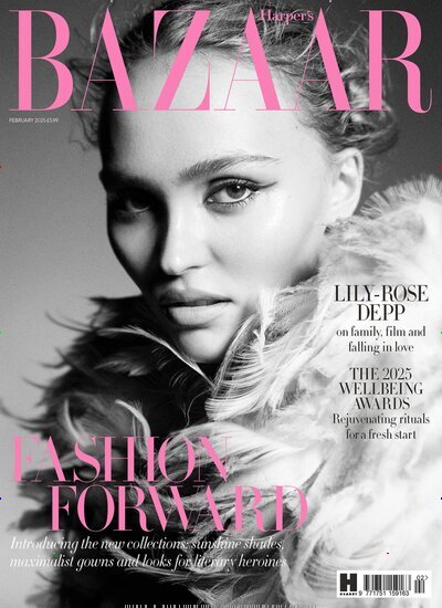 Titelbild der Ausgabe 1/2025 von Harpers Bazaar UK. Diese Zeitschrift und viele weitere Frauenzeitschriften als Abo oder epaper bei United Kiosk online kaufen.