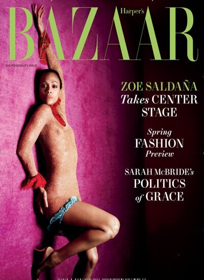 Titelbild der Ausgabe 1/2025 von Harpers Bazaar USA. Diese Zeitschrift und viele weitere Modemagazine und DIY-Magazine als Abo oder epaper bei United Kiosk online kaufen.