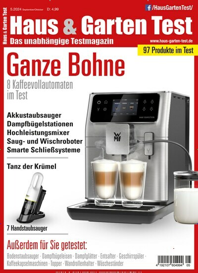 Titelbild der Ausgabe 5/2024 von Haus & Garten Test. Diese Zeitschrift und viele weitere Wirtschaftsmagazine und Politikmagazine als Abo oder epaper bei United Kiosk online kaufen.