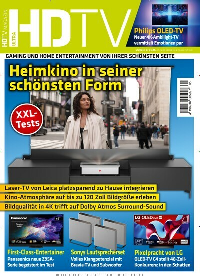 Titelbild der Ausgabe 5/2024 von HDTV Magazin. Diese Zeitschrift und viele weitere Audiomagazine, Filmmagazine und Fotozeitschriften als Abo oder epaper bei United Kiosk online kaufen.