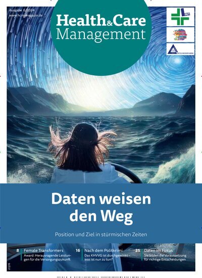 Titelbild der Ausgabe 6/2024 von Health & Care Management. Diese Zeitschrift und viele weitere Pflegezeitschriften und medizinische Fachzeitschriften als Abo oder epaper bei United Kiosk online kaufen.