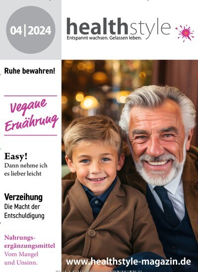 Titelbild der Ausgabe 4/2024 von healthstyle. Diese Zeitschrift und viele weitere Elternzeitschriften und Tierzeitschriften als Abo oder epaper bei United Kiosk online kaufen.