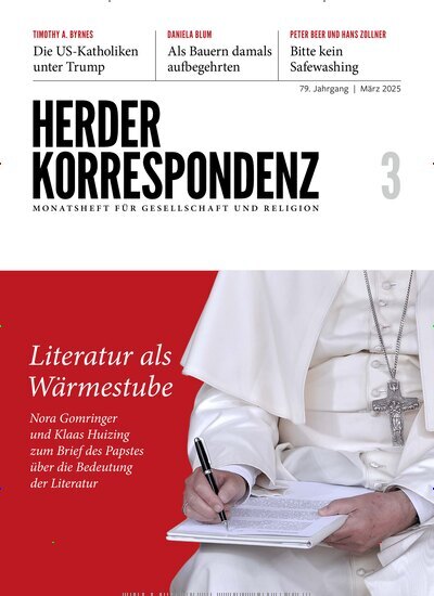 Titelbild der Ausgabe 3/2025 von Herder Korrespondenz. Diese Zeitschrift und viele weitere Kunstmagazine und Kulturmagazine als Abo oder epaper bei United Kiosk online kaufen.