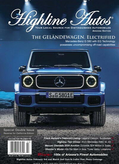 Titelbild der Ausgabe 12/2023 von Highline Autos. Diese Zeitschrift und viele weitere Automagazine und Motorradzeitschriften als Abo oder epaper bei United Kiosk online kaufen.
