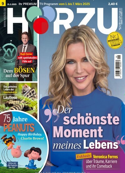 Titelbild der Ausgabe 9/2025 von HÖRZU. Diese Zeitschrift und viele weitere Programmzeitschriften als Abo oder epaper bei United Kiosk online kaufen.