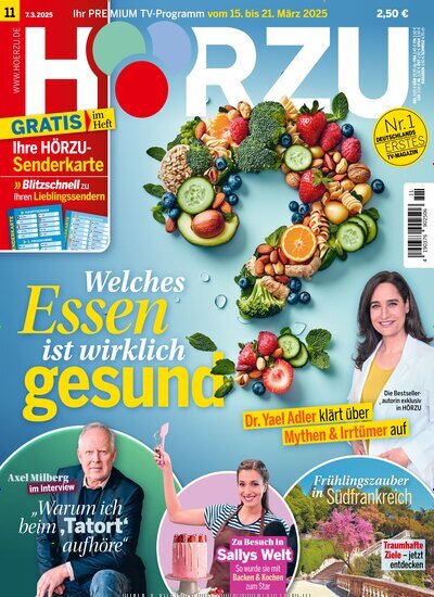 Titelbild der Ausgabe 11/2025 von HÖRZU. Diese Zeitschrift und viele weitere Programmzeitschriften als Abo oder epaper bei United Kiosk online kaufen.