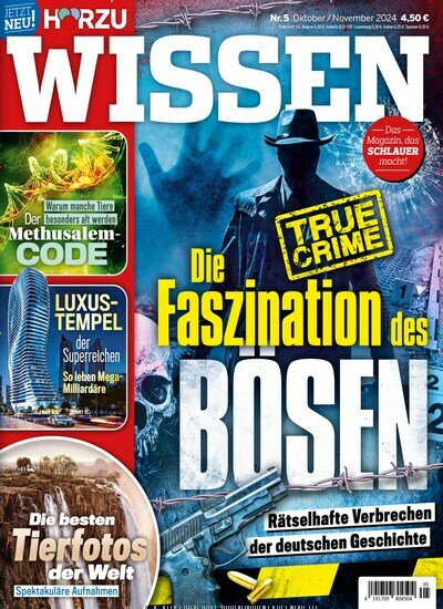 Titelbild der Ausgabe 5/2024 von HÖRZU Wissen. Diese Zeitschrift und viele weitere Reisemagazine, Freizeitmagazine und Wissensmagazine als Abo oder epaper bei United Kiosk online kaufen.