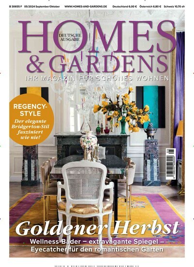 Titelbild der Ausgabe 5/2024 von Homes & Gardens. Diese Zeitschrift und viele weitere Gartenzeitschriften und Wohnzeitschriften als Abo oder epaper bei United Kiosk online kaufen.