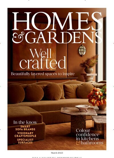 Titelbild der Ausgabe 3/2025 von Homes & Gardens UK. Diese Zeitschrift und viele weitere Gartenzeitschriften und Wohnzeitschriften als Abo oder epaper bei United Kiosk online kaufen.