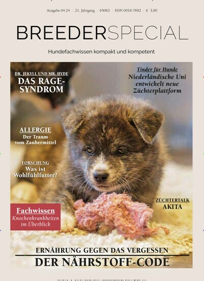 Titelbild der Ausgabe 4/2024 von HundeWelt BREEDERSPECIAL. Diese Zeitschrift und viele weitere Elternzeitschriften und Tierzeitschriften als Abo oder epaper bei United Kiosk online kaufen.