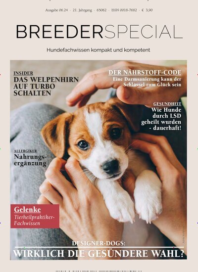 Titelbild der Ausgabe 6/2024 von HundeWelt BREEDERSPECIAL. Diese Zeitschrift und viele weitere Elternzeitschriften und Tierzeitschriften als Abo oder epaper bei United Kiosk online kaufen.