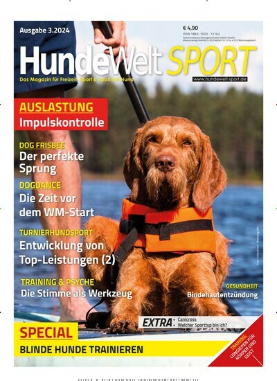 Titelbild der Ausgabe 3/2024 von HundeWelt SPORT. Diese Zeitschrift und viele weitere Elternzeitschriften und Tierzeitschriften als Abo oder epaper bei United Kiosk online kaufen.