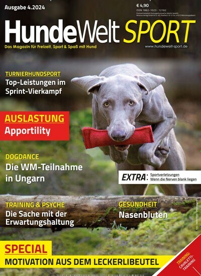 Titelbild der Ausgabe 4/2024 von HundeWelt SPORT. Diese Zeitschrift und viele weitere Elternzeitschriften und Tierzeitschriften als Abo oder epaper bei United Kiosk online kaufen.