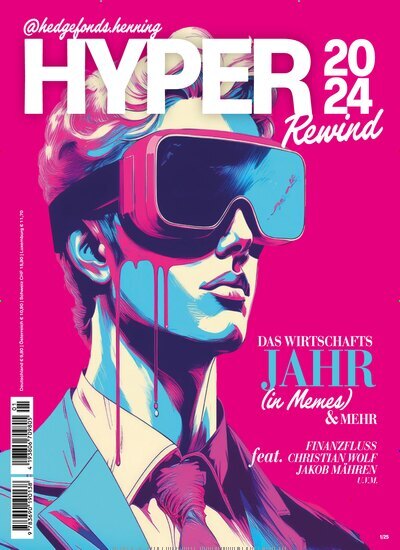 Titelbild der Ausgabe 1/2025 von Hyper. Diese Zeitschrift und viele weitere Lifestylemagazine und Peoplemagazine als Abo oder epaper bei United Kiosk online kaufen.