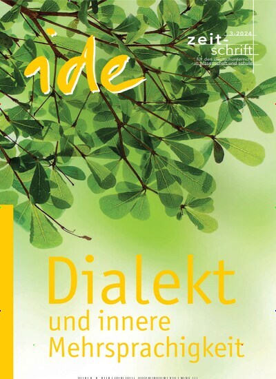 Titelbild der Ausgabe 3/2024 von ide - informationen zur deutschdidaktik. Diese Zeitschrift und viele weitere Zeitschriften für Pädagogik als Abo oder epaper bei United Kiosk online kaufen.