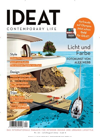 Titelbild der Ausgabe 20/2024 von Ideat deutsche Ausgabe. Diese Zeitschrift und viele weitere Gartenzeitschriften und Wohnzeitschriften als Abo oder epaper bei United Kiosk online kaufen.