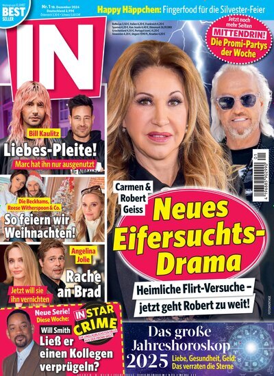 Titelbild der Ausgabe 1/2025 von IN - Leute, Lifestyle, Leben. Diese Zeitschrift und viele weitere Lifestylemagazine und Peoplemagazine als Abo oder epaper bei United Kiosk online kaufen.