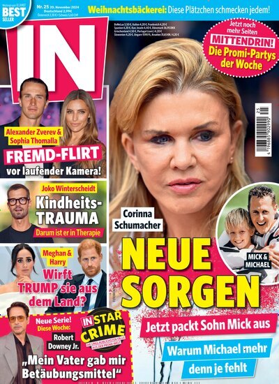 Titelbild der Ausgabe 25/2024 von IN - Leute, Lifestyle, Leben. Diese Zeitschrift und viele weitere Lifestylemagazine und Peoplemagazine als Abo oder epaper bei United Kiosk online kaufen.