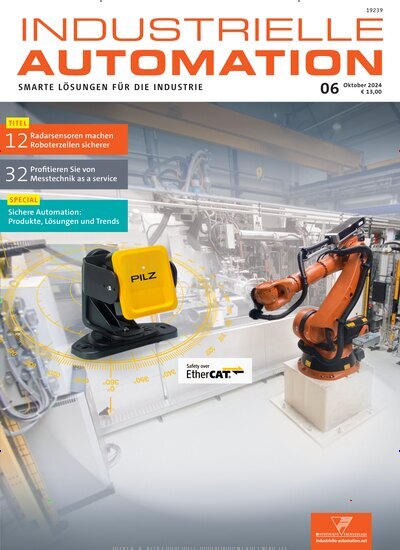 Titelbild der Ausgabe 6/2024 von Industrielle Automation. Diese Zeitschrift und viele weitere Industriemagazine und Handwerkmagazine als Abo oder epaper bei United Kiosk online kaufen.