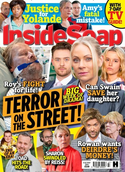 Titelbild der Ausgabe 27/2024 von Inside Soap UK. Diese Zeitschrift und viele weitere Lifestylemagazine und Peoplemagazine als Abo oder epaper bei United Kiosk online kaufen.