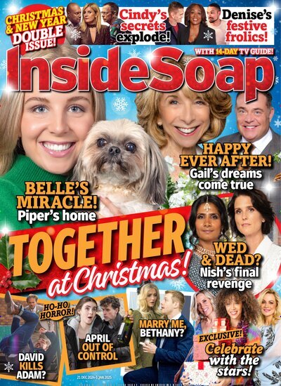 Titelbild der Ausgabe 51/2024 von Inside Soap UK. Diese Zeitschrift und viele weitere Lifestylemagazine und Peoplemagazine als Abo oder epaper bei United Kiosk online kaufen.