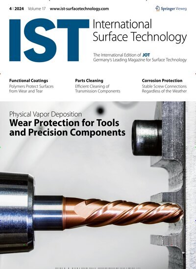 Titelbild der Ausgabe 4/2024 von IST International Surface Technology. Diese Zeitschrift und viele weitere Industriemagazine und Handwerkmagazine als Abo oder epaper bei United Kiosk online kaufen.