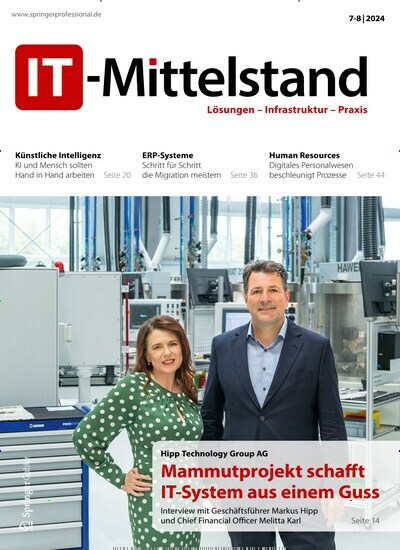 Titelbild der Ausgabe 7/2024 von IT-Mittelstand. Diese Zeitschrift und viele weitere Businessmagazine als Abo oder epaper bei United Kiosk online kaufen.