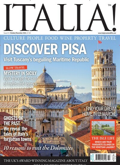 Titelbild der Ausgabe 10/2024 von Italia magazine. Diese Zeitschrift und viele weitere Reisemagazine, Freizeitmagazine und Wissensmagazine als Abo oder epaper bei United Kiosk online kaufen.