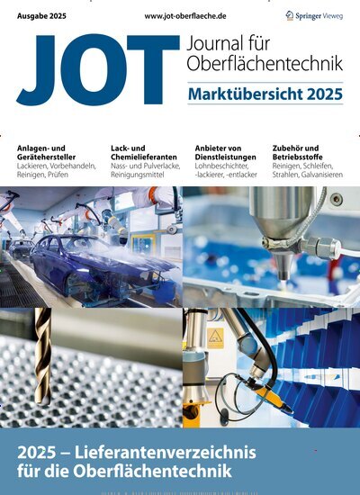 Titelbild der Ausgabe 17/2024 von JOT Journal für Oberflächentechnik Special. Diese Zeitschrift und viele weitere Industriemagazine und Handwerkmagazine als Abo oder epaper bei United Kiosk online kaufen.