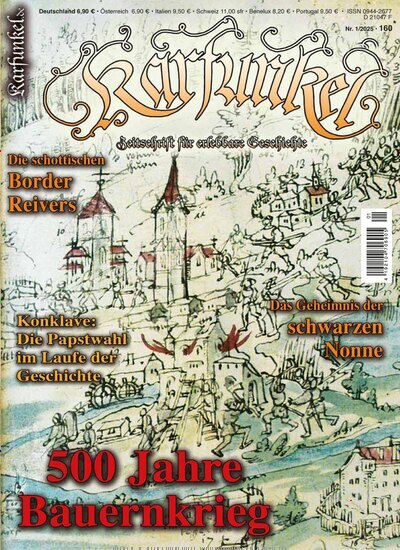 Titelbild der Ausgabe 1/2025 von Karfunkel. Diese Zeitschrift und viele weitere Reisemagazine, Freizeitmagazine und Wissensmagazine als Abo oder epaper bei United Kiosk online kaufen.