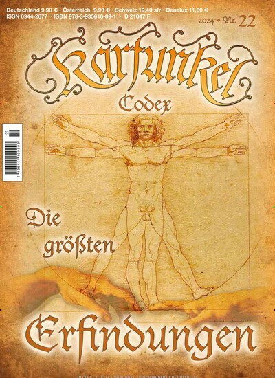 Titelbild der Ausgabe 22/2024 von Karfunkel Codex. Diese Zeitschrift und viele weitere Reisemagazine, Freizeitmagazine und Wissensmagazine als Abo oder epaper bei United Kiosk online kaufen.