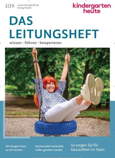 Titelbild der Ausgabe 1/2025 von kindergarten heute - das Leitungsheft. Diese Zeitschrift und viele weitere Zeitschriften für Pädagogik als Abo oder epaper bei United Kiosk online kaufen.