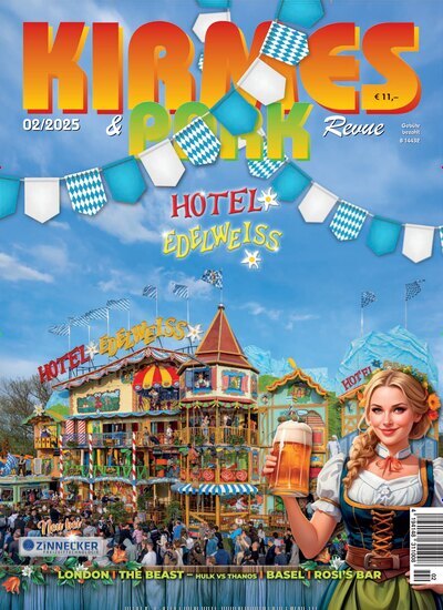 Titelbild der Ausgabe 2/2025 von Kirmes & Park Revue. Diese Zeitschrift und viele weitere Freizeit-Fachmagazine und Hobby-Fachzeitschriften als Abo oder epaper bei United Kiosk online kaufen.