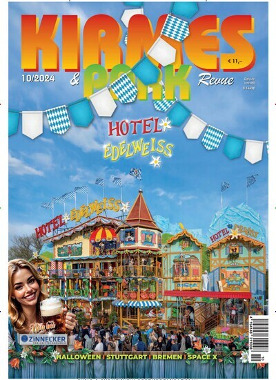 Titelbild der Ausgabe 10/2024 von Kirmes & Park Revue. Diese Zeitschrift und viele weitere Freizeit-Fachmagazine und Hobby-Fachzeitschriften als Abo oder epaper bei United Kiosk online kaufen.