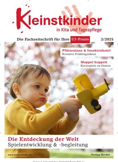 Titelbild der Ausgabe 2/2025 von Kleinstkinder in Kita und Tagespflege. Diese Zeitschrift und viele weitere Zeitschriften für Pädagogik als Abo oder epaper bei United Kiosk online kaufen.