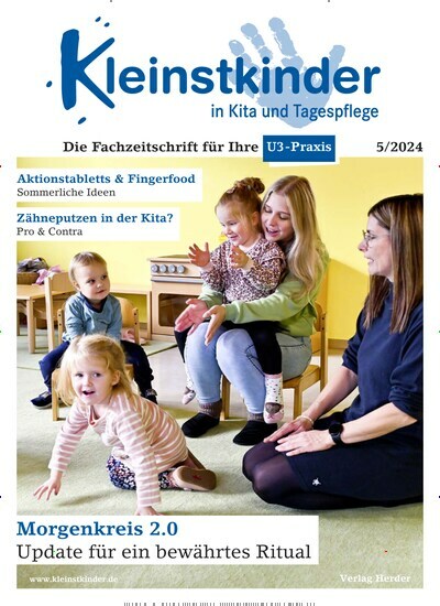 Titelbild der Ausgabe 5/2024 von Kleinstkinder in Kita und Tagespflege. Diese Zeitschrift und viele weitere Zeitschriften für Pädagogik als Abo oder epaper bei United Kiosk online kaufen.