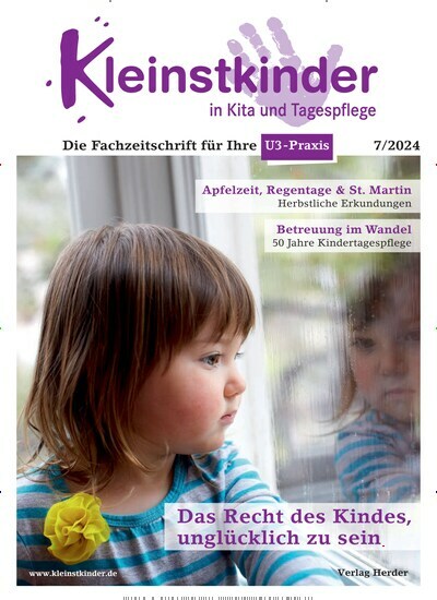 Titelbild der Ausgabe 7/2024 von Kleinstkinder in Kita und Tagespflege. Diese Zeitschrift und viele weitere Zeitschriften für Pädagogik als Abo oder epaper bei United Kiosk online kaufen.