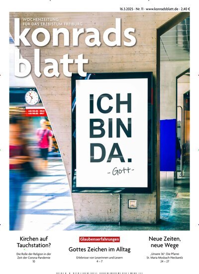 Titelbild der Ausgabe 11/2025 von Konradsblatt. Diese Zeitschrift und viele weitere Zeitungsabos als Abo oder epaper bei United Kiosk online kaufen.