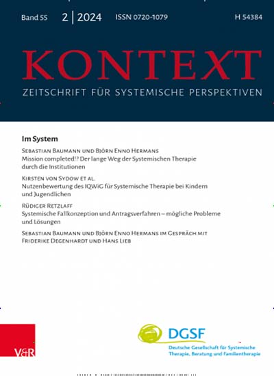 Titelbild der Ausgabe 2/2024 von Kontext. Diese Zeitschrift und viele weitere Pflegezeitschriften und medizinische Fachzeitschriften als Abo oder epaper bei United Kiosk online kaufen.