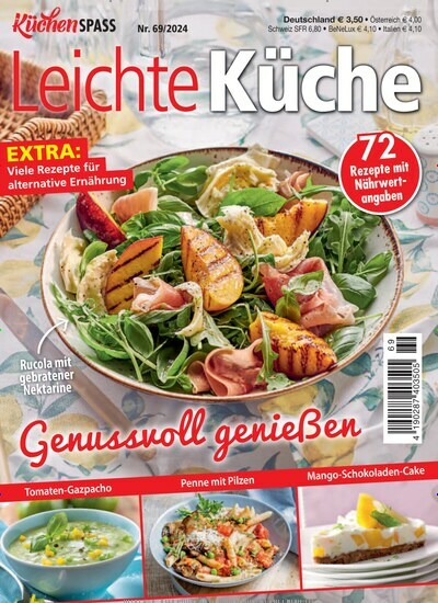 Titelbild der Ausgabe 69/2024 von Küchenspaß. Diese Zeitschrift und viele weitere Kochzeitschriften und Backzeitschriften als Abo oder epaper bei United Kiosk online kaufen.