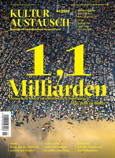 Titelbild der Ausgabe 1/2025 von KulturAustausch. Diese Zeitschrift und viele weitere Kunstmagazine und Kulturmagazine als Abo oder epaper bei United Kiosk online kaufen.