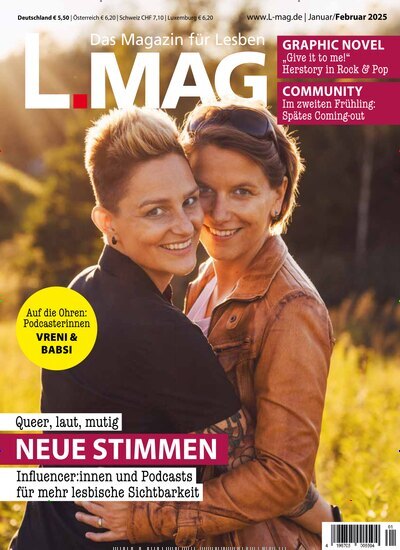 Titelbild der Ausgabe 1/2025 von L-MAG. Diese Zeitschrift und viele weitere Frauenzeitschriften als Abo oder epaper bei United Kiosk online kaufen.