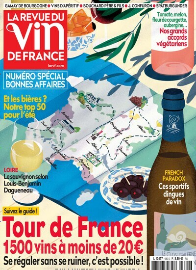 Titelbild der Ausgabe 6/2024 von La revue du vin de France. Diese Zeitschrift und viele weitere Gartenzeitschriften und Wohnzeitschriften als Abo oder epaper bei United Kiosk online kaufen.