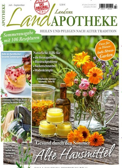 Titelbild der Ausgabe 3/2024 von LandApotheke. Diese Zeitschrift und viele weitere Gartenzeitschriften und Wohnzeitschriften als Abo oder epaper bei United Kiosk online kaufen.